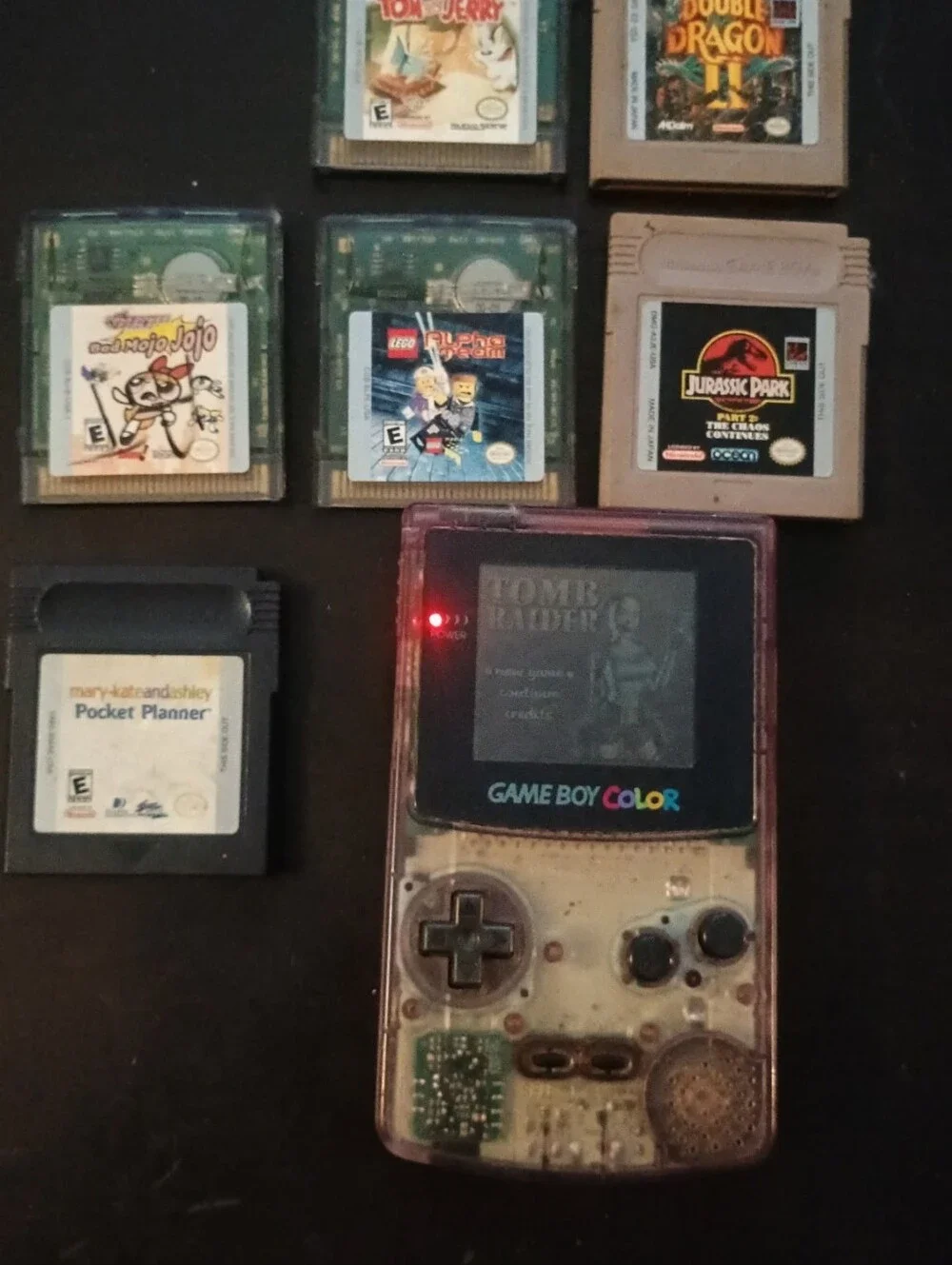 Nintendo Gameboy Color Atomic Purple Console Bundle